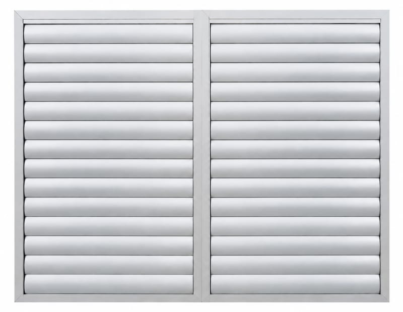 Aluminum Louver Window - 60 x 46 3/4 Double