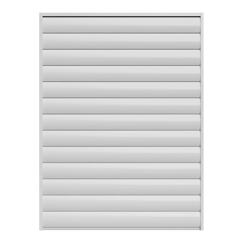Aluminum Louver Window White 30 x 46 3/4 Single
