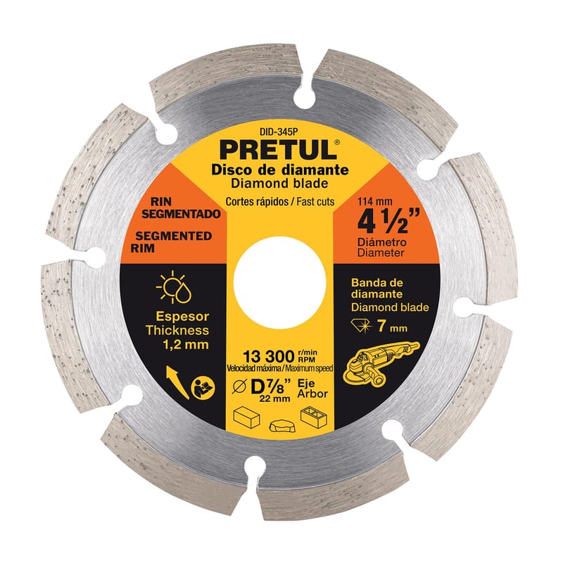 Blade Diam Tile Cut 4-1/2in DID-345P P